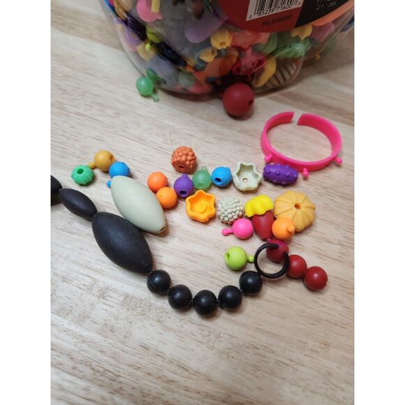 Jewelry Making Pop Beads - variety of different shapes & sizes - Picture 4 of 5